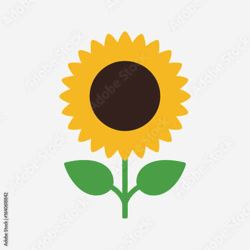 Yellow umbrella with windows on a teal background.