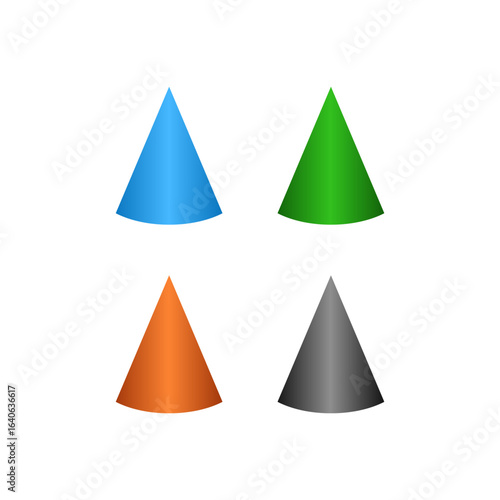 Traffic Cone Icons – Safety, Construction, and Road Warning Symbols