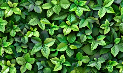 Lush green leaf background close up texture for natural environment concepts