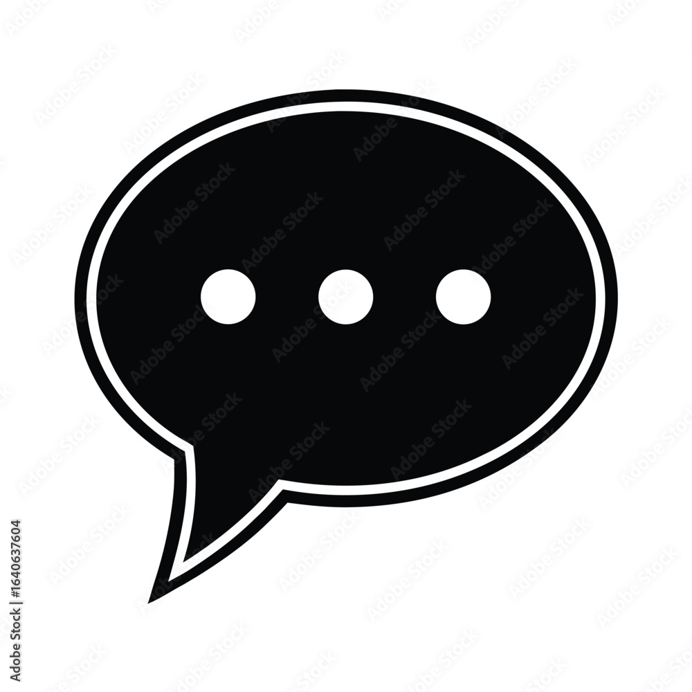 black and white speech bubble black and white speech bubble