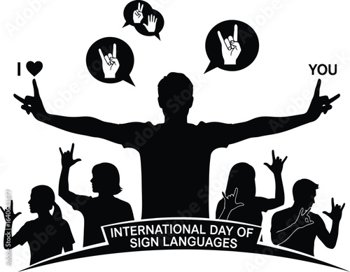 Expressing love through sign language on International Day