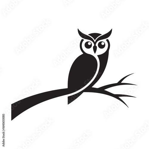 owl sitting on a branch
