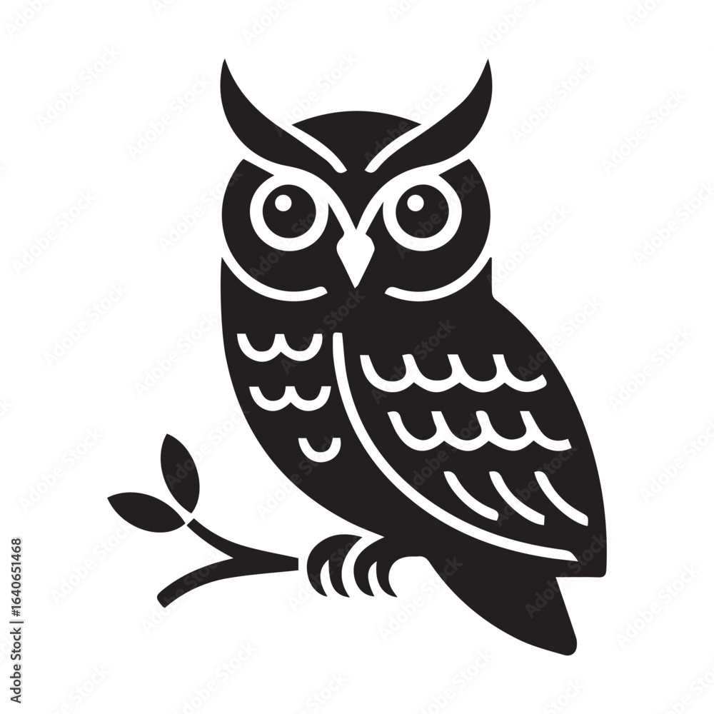 Fototapeta premium owl on a branch