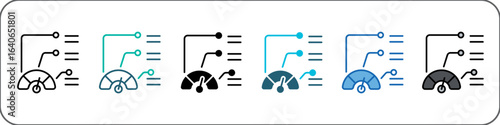 Indicators Icon Pack Multistyle Editable Stroke