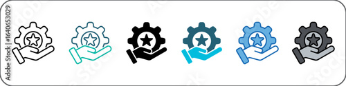 Skilled Icon Pack Multistyle Editable Stroke