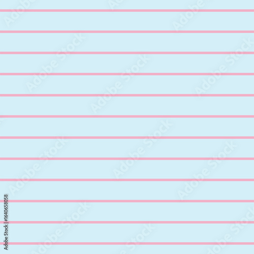 Sky blue and pink medium horizontal stripe seamless pattern background