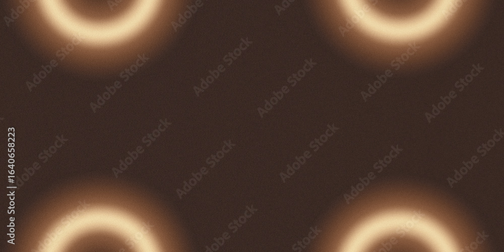 Naklejka premium Abstract beige brown color gradient dark background grainy noise texture banner website header design 
