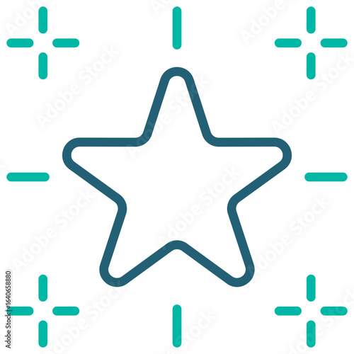 Benefit Outline Blue Icon