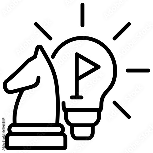 Strategies Outline Icon