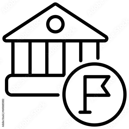 Government Outline Icon