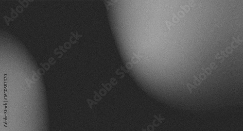 Grayscale Abstract Bokeh Texture with Blurred Circular Shapes and Soft Focus
