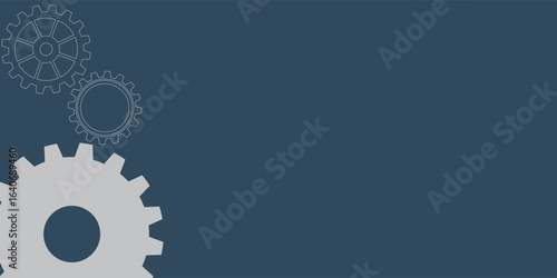 Wallpaper Mural Abstract background with gray geometric gears. Gear vector concept with text insert. Modern and futuristic vector illustration. Vol. 5 Torontodigital.ca