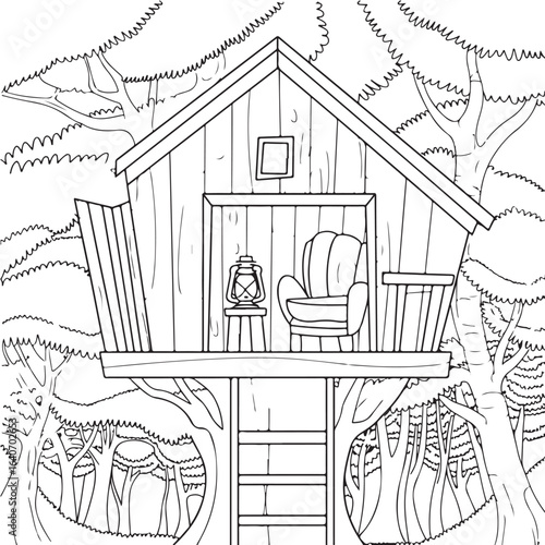 farm house sketch