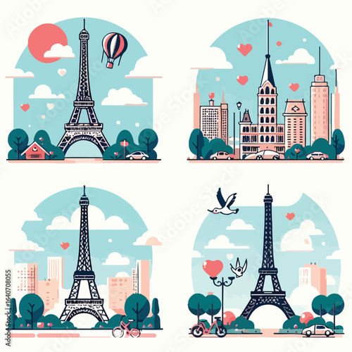 The beautiful Eiffel Tower