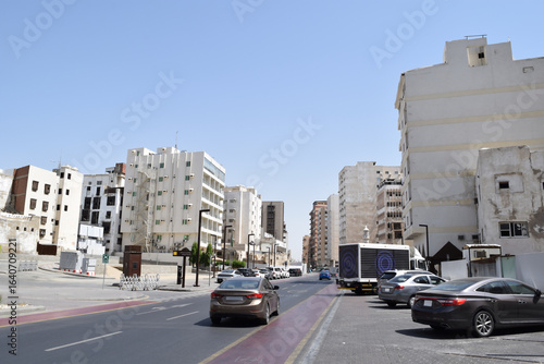 Cityscape of Al-Balad, Jiddah, Saudi Arabia