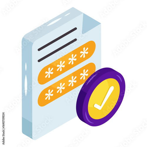 An icon design of file access