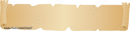 Old parchment paper banner