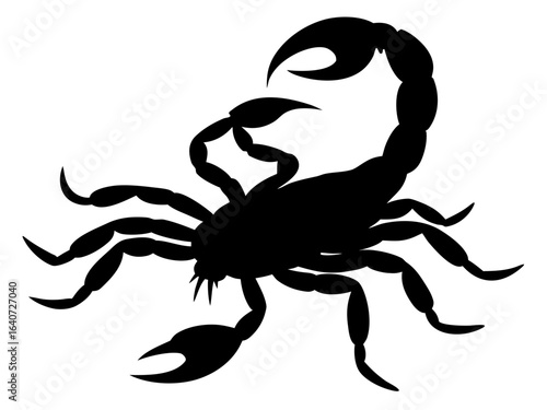 scorpion  silhouette vector illustration,scorpion   icon