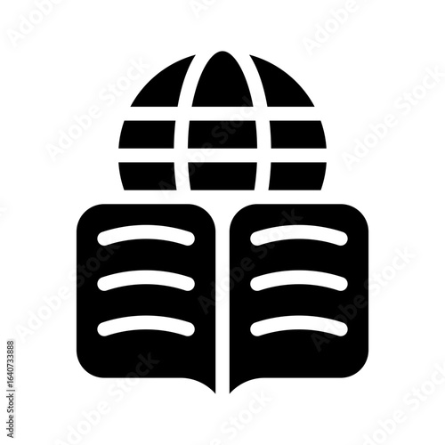 world glyph icon