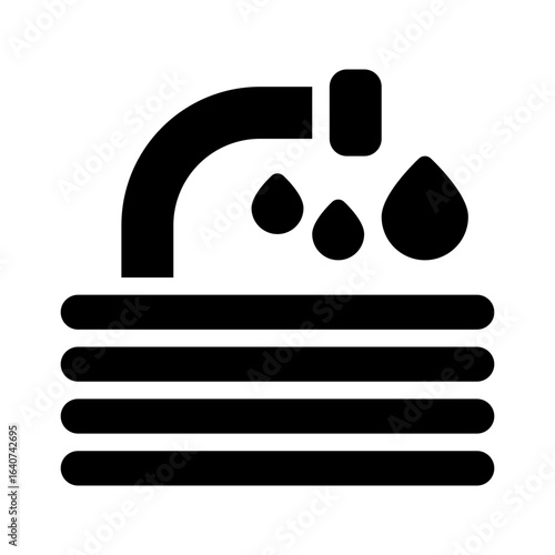 hose glyph icon