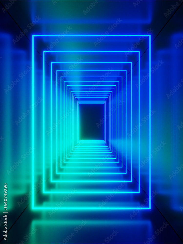 Obraz premium blue Neoun technology background