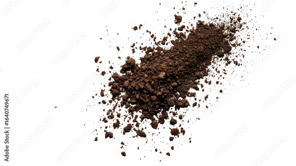 Dirt Scattered Soil Pile for Gardening and Construction Concept Isolated on White Background
Dirt Scattered Soil Pile for Gardening and Construction Concept Isolated on White Background