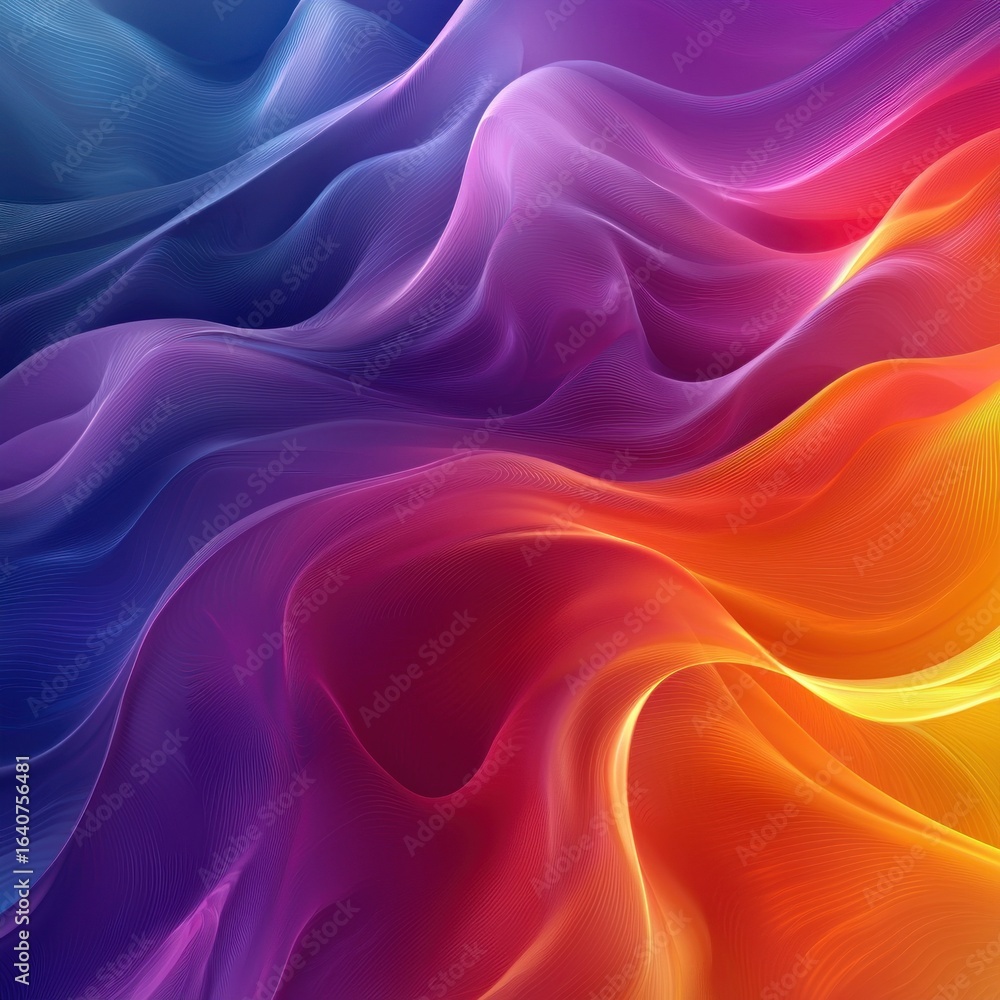 Obraz premium Abstract Neon Color Gradient Blurred Background with Dynamic Effect. Abstract Modern Dynamic Colors Gradient Background. Grainy Texture Background Style with Copy space.