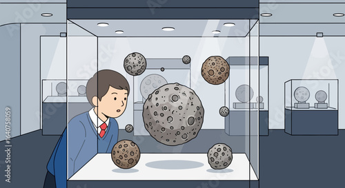 Exploring Space Rock Exhibits In A Modern Natural History Museum Setting