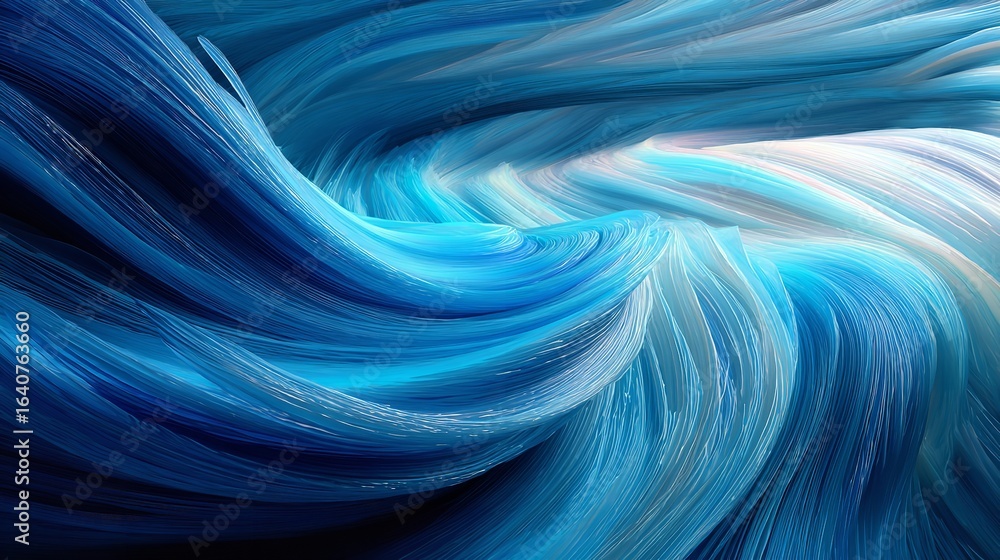 Fototapeta premium a mesmerizing abstract composition featuring swirling forms and rich colors, No bowls, white space in the center of the page for text