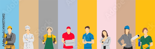 different people occupation different career job