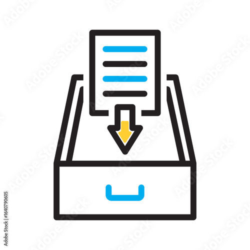 Vector multi color icon for Keeping