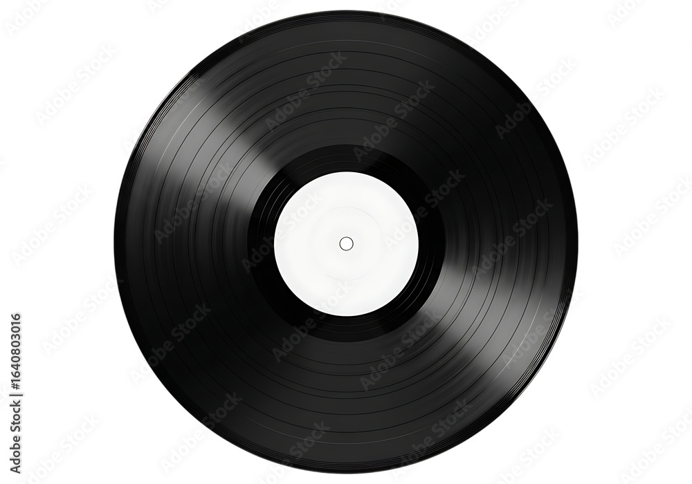 Obraz premium Vinyl record cut out