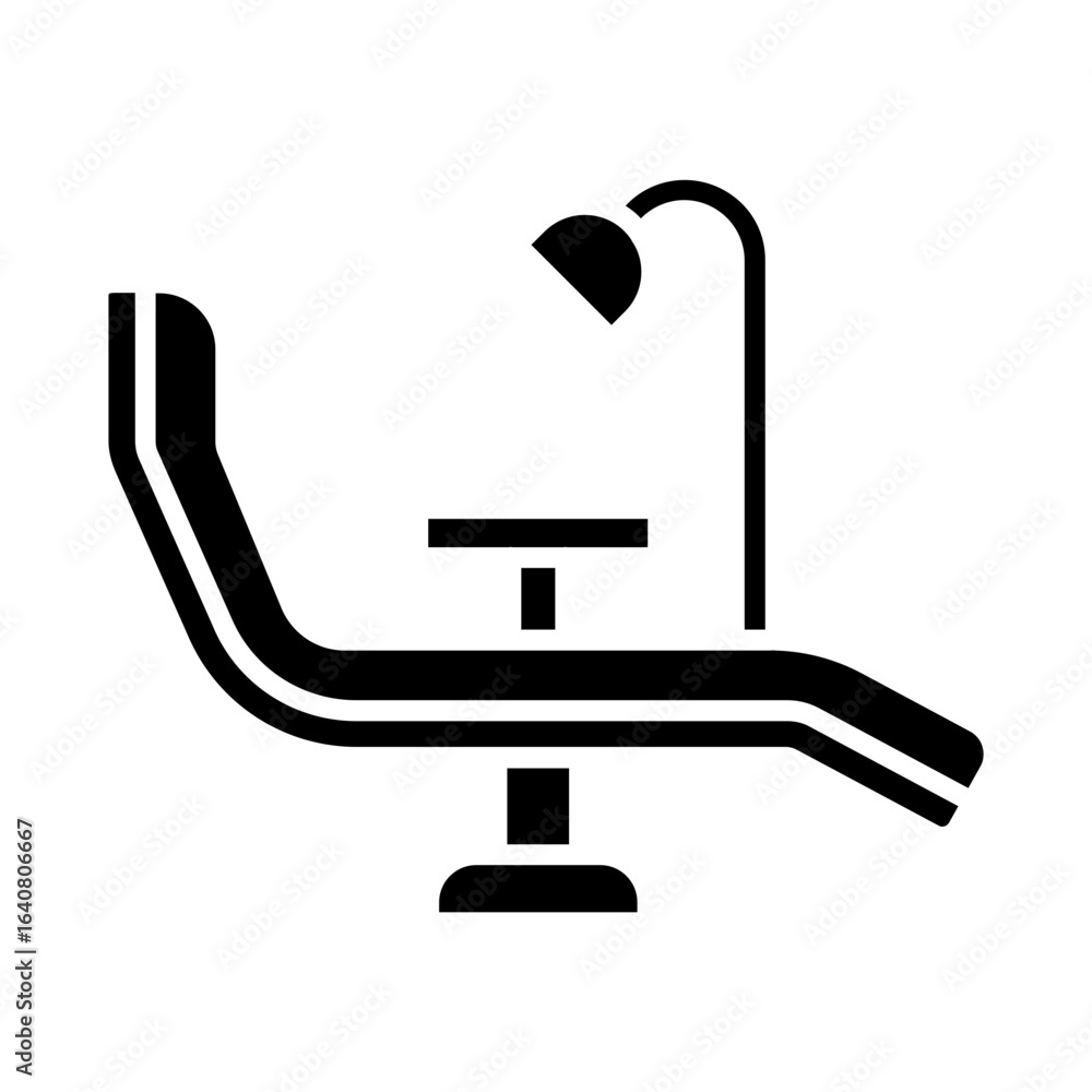 Dentist Chair Icon Dentist Chair Icon