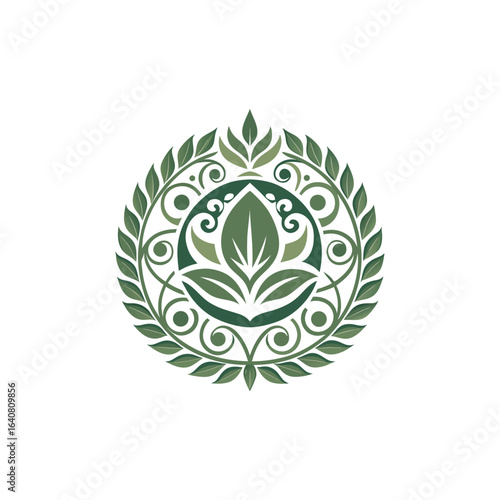 design-an-ornamental-floral-emblem-with-swirlig