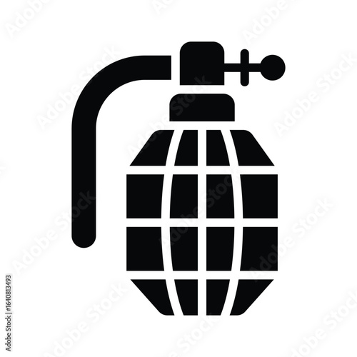 Have a look at this premium glyph icon of grenade