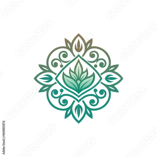 design-an-ornamental-floral-emblem-with-swirlig