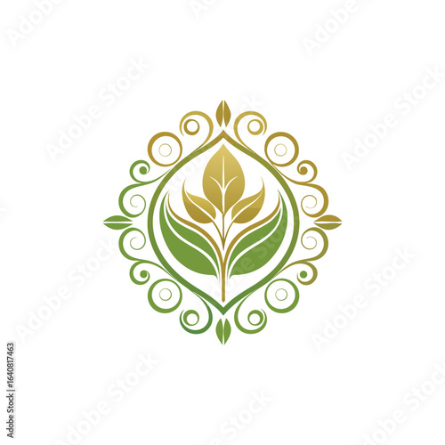 design-an-ornamental-floral-emblem-with-swirlig