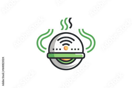 smoke detector with sensor wave and sustainability tech
