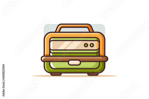 portable oven with recycled casing biodegradable design