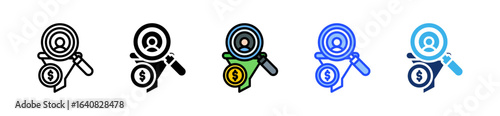 Lead Generation Icon Collection With Multiple Styles
