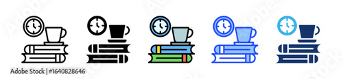 Break Time Icon Collection With Multiple Styles