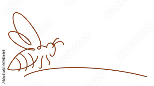 Symbol of a wild stylized bee.