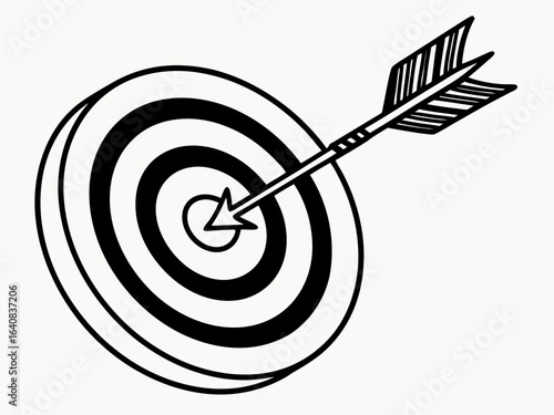 Precision Shooting Target Symbol