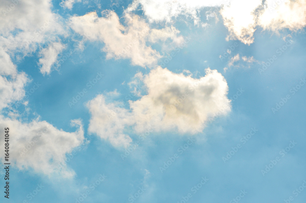 Obraz premium blue sky with clouds