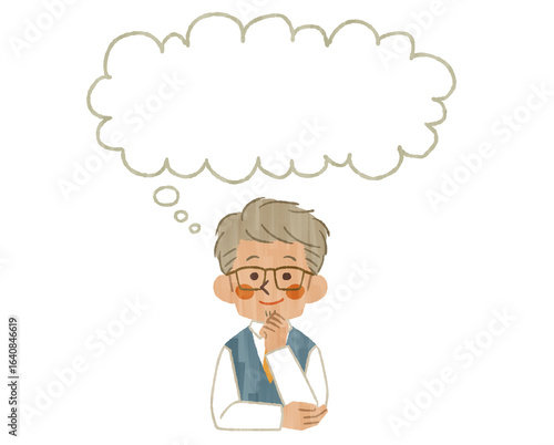 Wallpaper Mural 考えている男性-ガッシュ Torontodigital.ca