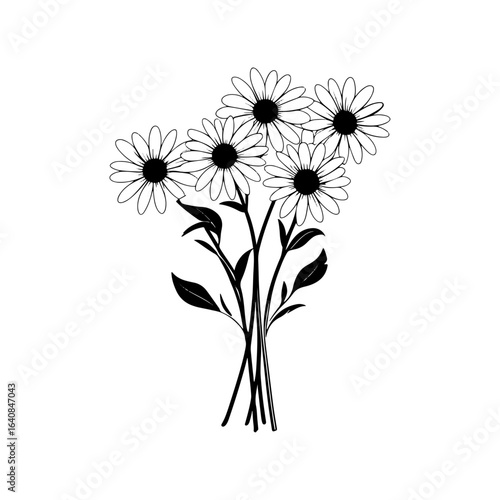 Using daisies in interior decoration: These daisies planted in pots bring a touch of nature into the home, symbolizing simplicity as well as freshness.