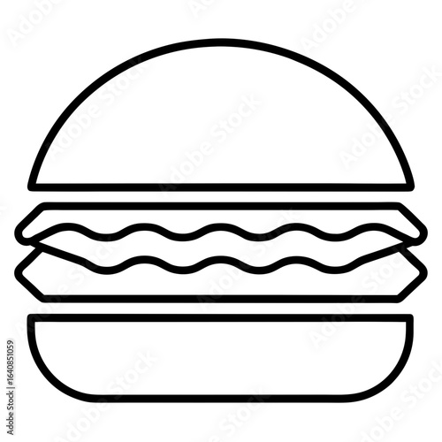 Hamburger Icon  Fresh Bread, Pastry, and Cake Illustration Pack