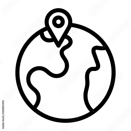 country Line Icon