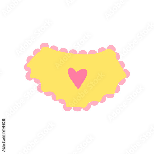 Cute kids Underwear Clothing Design. Cartoon Vector Illustration