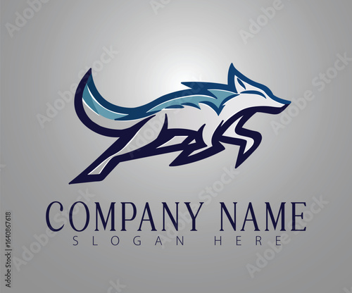 A modern fox logo illustrated using flowing lines.